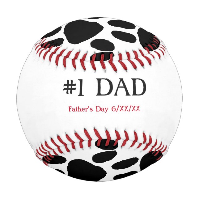 From The Dog Black & White #1 Dad Baseball (Back)