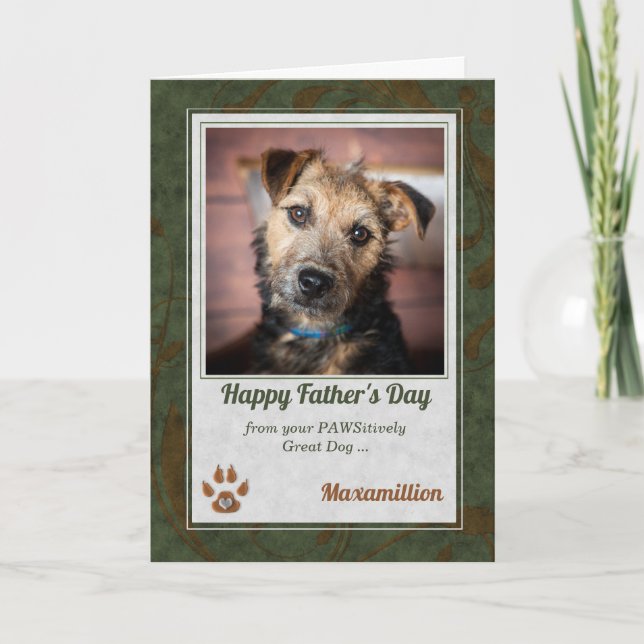 from the Dog Father's Day Photo Card (Front)