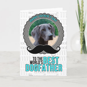 from the Dog Fun Father's Day Dogfather Photo Holiday Card