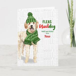 from the Dog Funny Golden Doodle Christmas Holiday Card