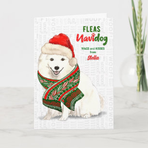 from the Dog Japanese Spitz Christmas Holiday Card