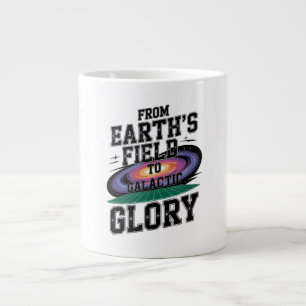 From The Earth Field To Galactic Glory  Large Coffee Mug