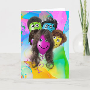 From the Group Birthday Balloons Card