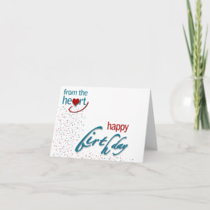 From the heart happy birthday card