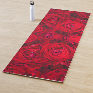 From the heart - red roses for YOU!   Yoga Mat