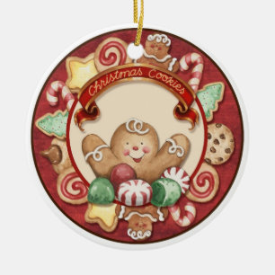 From the Kitchen Christmas Cookies - SRF Ceramic Tree Decoration