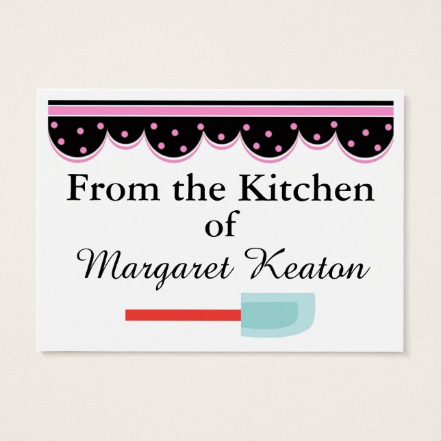 From The Kitchen Gift Enclosures by SRF (Back)