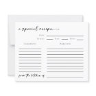 From the Kitchen of Bridal Shower Recipe Card