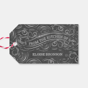 From the Kitchen Of Chalkboard Treat Tag