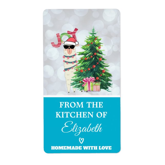 From the Kitchen of Christmas Llama (Front)