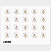 From the Kitchen Of | Cupcake Custom Classic Round Sticker (Sheet)