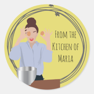 "From the Kitchen Of" Custom Baking Stickers