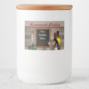 From the Kitchen of... (customisable) Food Label