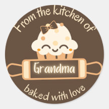 "From the kitchen of Gramma" Sticker