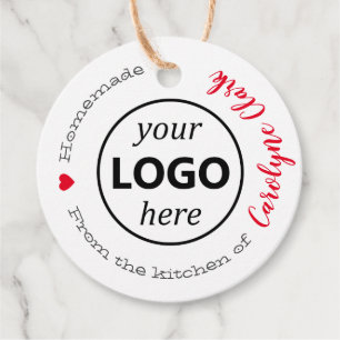 From The Kitchen Of Logo Template White Paper  Favour Tags