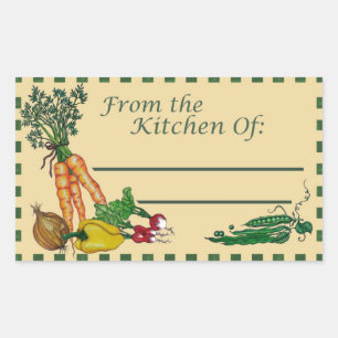 From The Kitchen of: Recipe Label