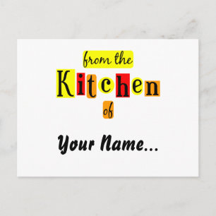 From the Kitchen of Retro Reds Recipe Card