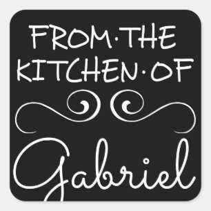 From The Kitchen Of Square Sticker