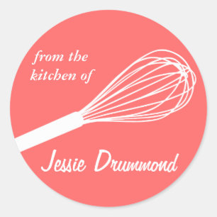 "From the kitchen of" stickers