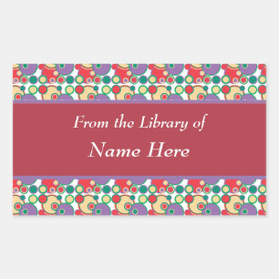 From the Library of Abstract Art Stickers