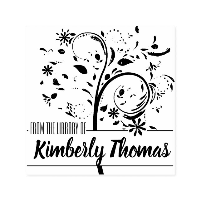 From the Library Of Bookplate Stamp - Ex Libris (Design)