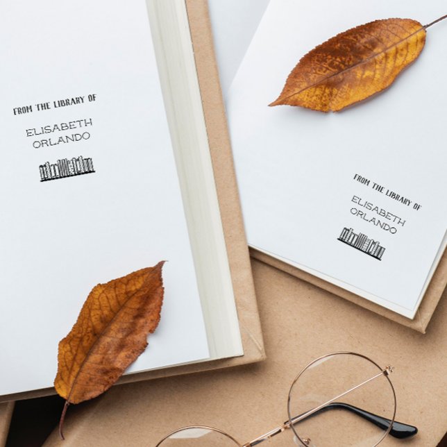 From The Library of Custom Name Self-inking Stamp (Creator Uploaded)