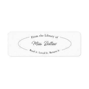 From the Library of Labels, Library Stickers