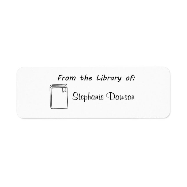 From the Library of Labels, Library Stickers (Front)