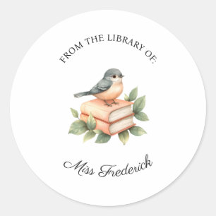 From the Library of Labels, Teachers Classic Round Sticker