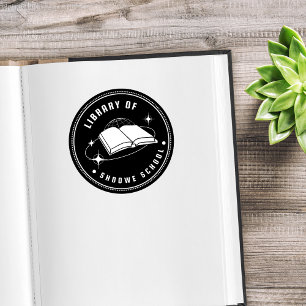 From the Library Of – Personalised Name Rubber Stamp
