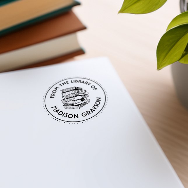 From The Library Of Personalised Self-inking Stamp (From The Library Of Personalized Self-inking Stamp)