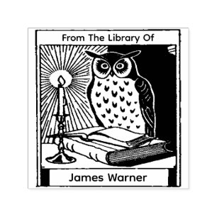 From The Library Of Return Book  Self-inking Stamp