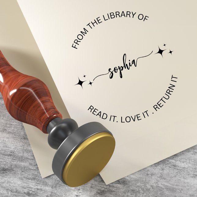 From the library of This Book Belongs To Custom Nm Self-inking Stamp (Creator Uploaded)