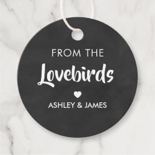 From the Lovebirds Tag, Bird Seed Gift Tag, Favour Tags