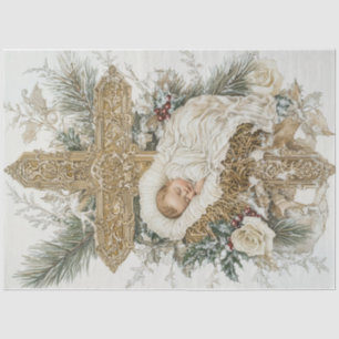 From the Manger to the Cross Tissue Paper