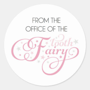 From the office of the Tooth Fairy Classic Round Sticker