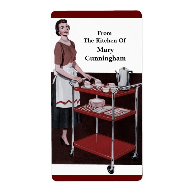 From the Retro Kitchen Of You! Personalised (Front)