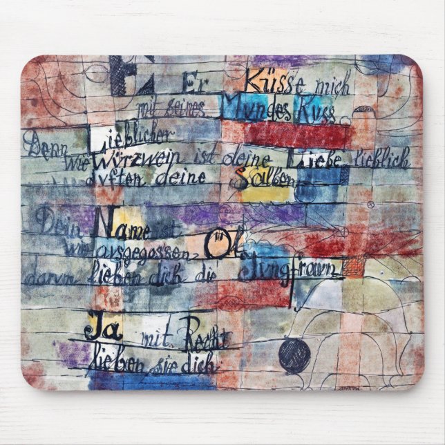 From the Song of Songs, Klee Mouse Mat (Front)
