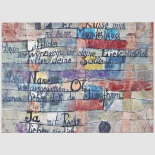 From the Song of Songs, Klee Tissue Paper
