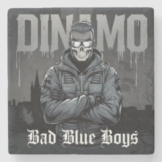 From the Stands to the Streets The Bad Blue Boys Stone Coaster