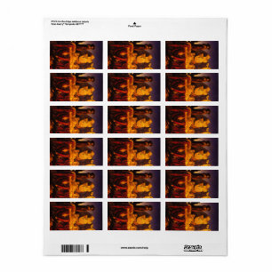 From the Story of Snow White, 1912 by Parrish Label