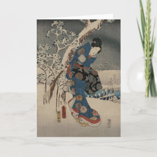 From the Tale Of Genji Card