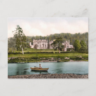 From the Tweed, Abbotsford, Scotland Postcard