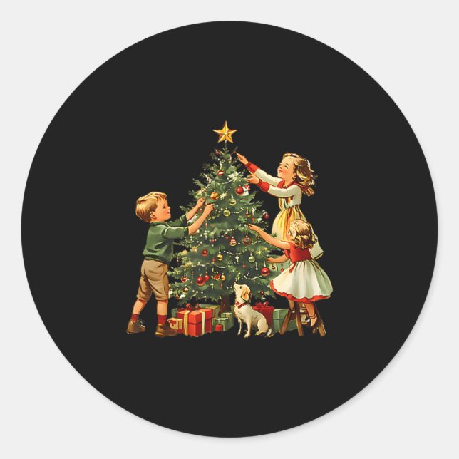 From The Windows To The Walls - Front And Back  Classic Round Sticker (Front)