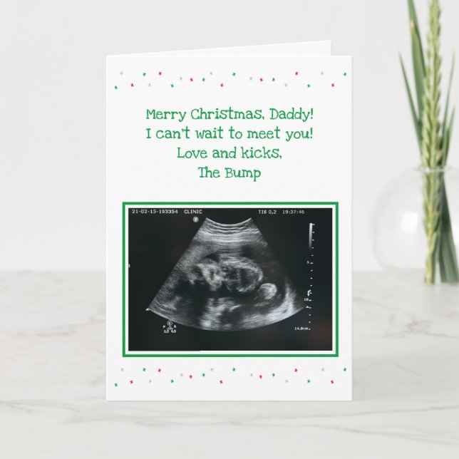 From Unborn Baby: Expecting Dad Christmas Card (Front)