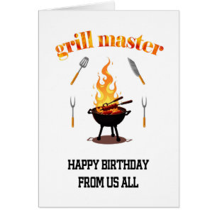From Us All Grill Master Birthday