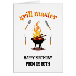 From Us Both Grill Master Birthday
