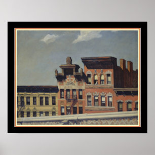 From Williamsburg Bridge by Edward Hopper Poster