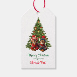 From Your Cats Christmas Gift Tag