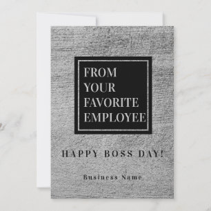 From your favourite employyee Funny  Thank You Card